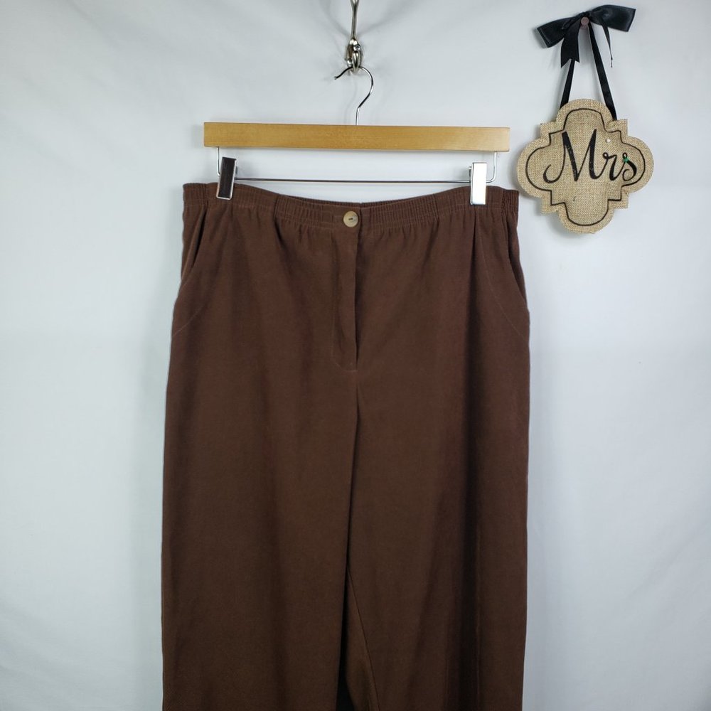 T & Company Vintage Casual Pants Sz 10 Brown - Picture 1 of 5